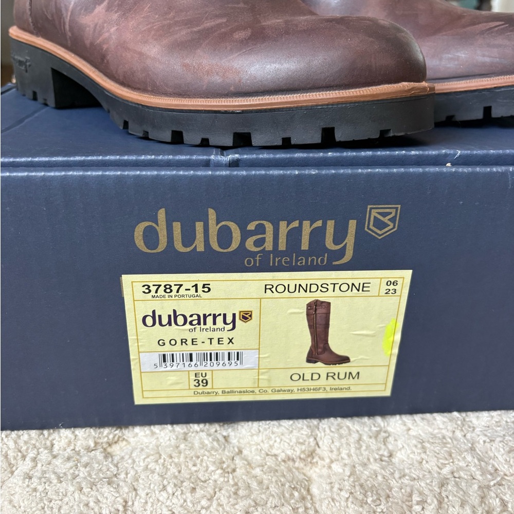 Dubarry Old Rum Leather Boots - Picture 4 of 6
